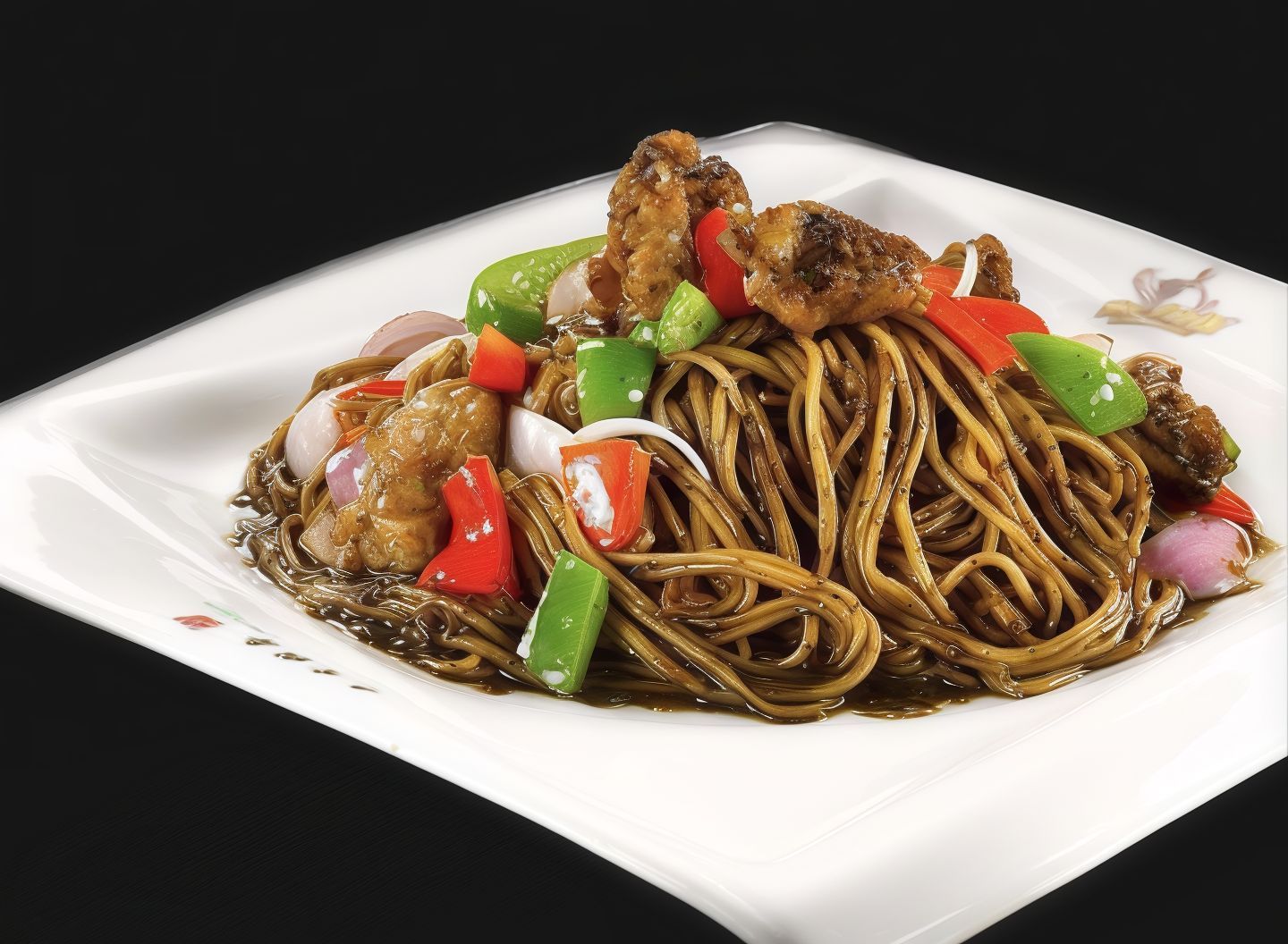 115. Fried Mee Tarik With Black Pepper
